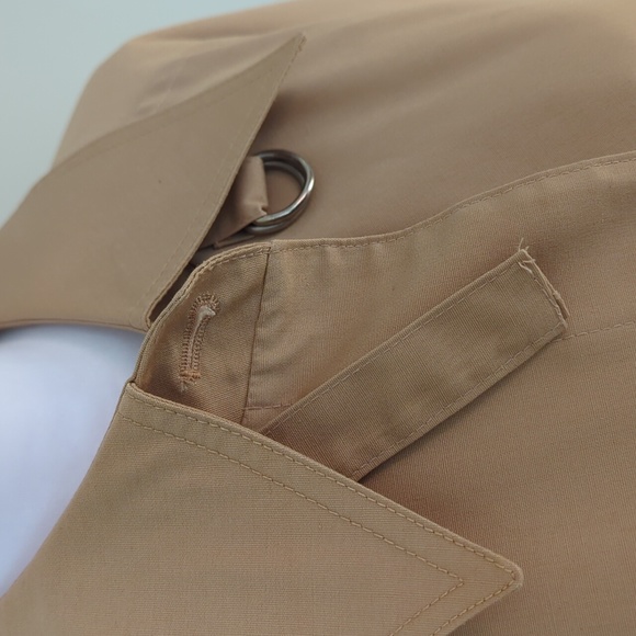 London Fog long coat with liner 16R KHAKI TRENCH COAT - Picture 2 of 10